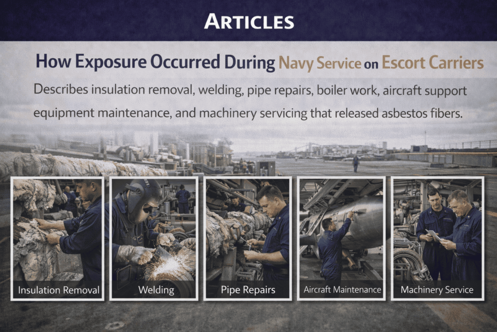 How Exposure Occurred During Navy Service on Escort Carriers - Mesotheliomahelp.center (2)