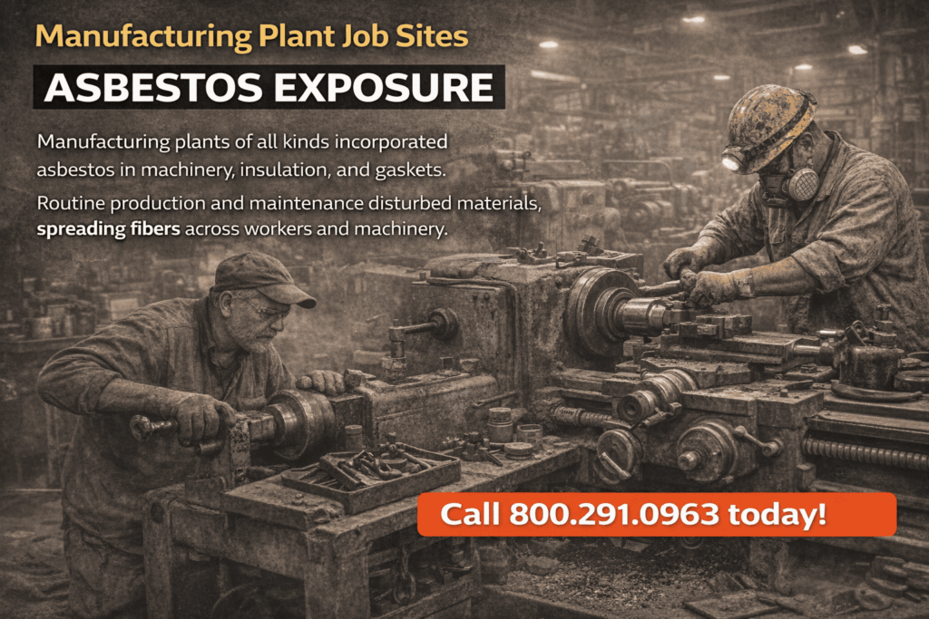 Manufacturing Plants With Asbestos Exposure - Mesotheliomahelp.center