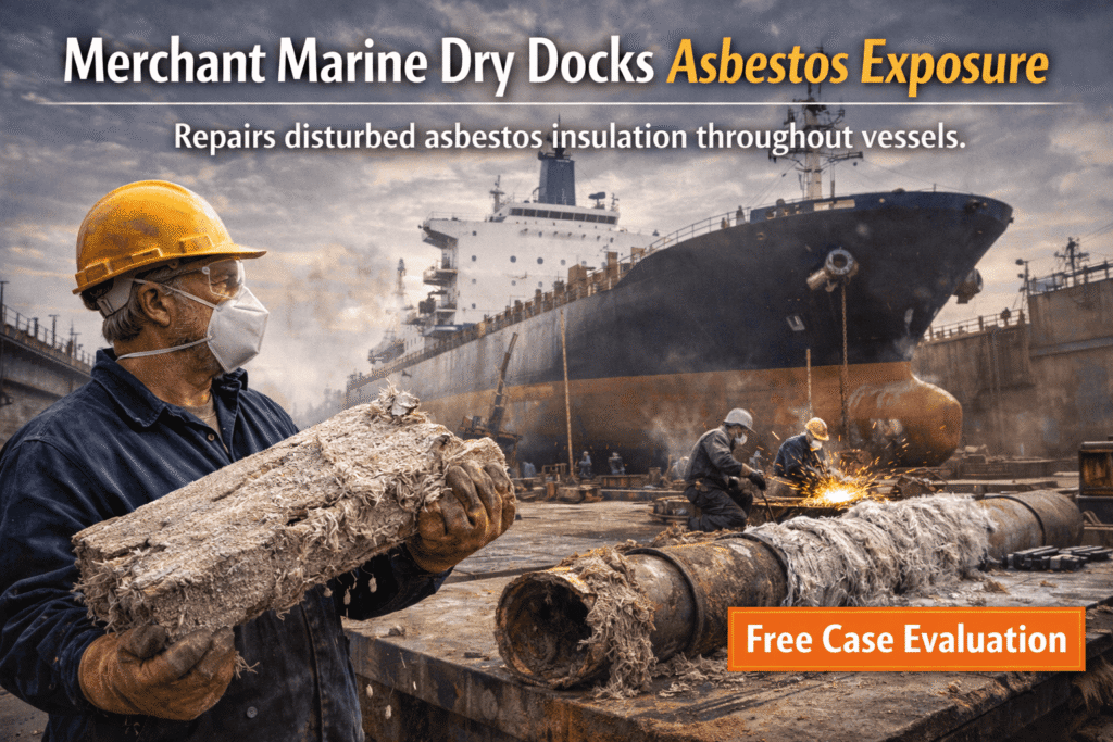 Merchant Marine Dry Docks Asbestos Exposure Lawsuit - Mesotheliomahelp.center