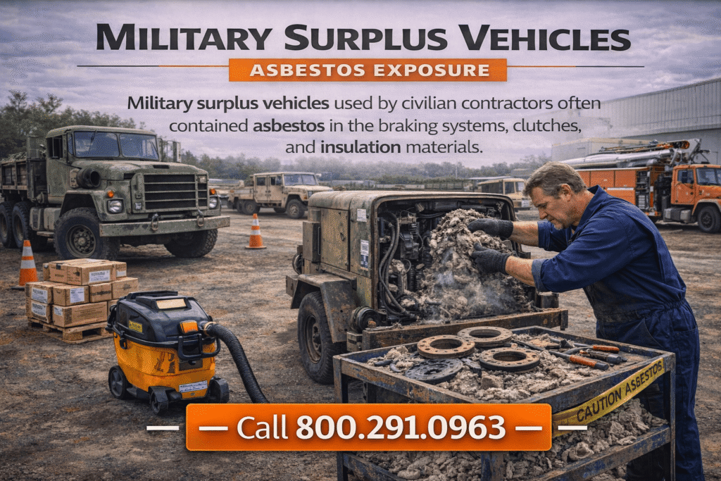 Military Surplus Vehicles – Asbestos Exposure Lawsuit - Mesotheliomahelp.center