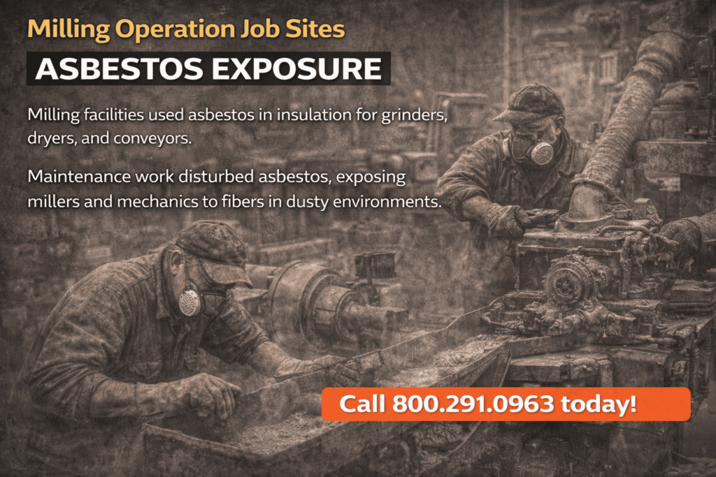 Milling Operation Job Sites Mesothelioma Lawsuit - Mesotheliomahelp.center