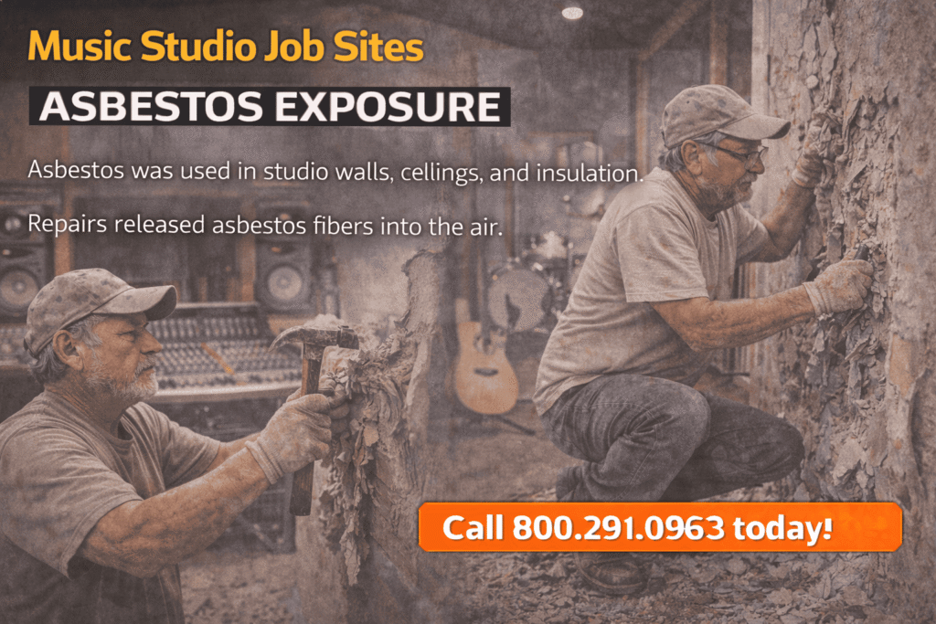 Music Studios Asbestos Exposure Lawsuit - Mesotheliomahelp.center