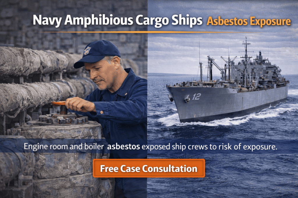 Navy Amphibious Cargo Ship Asbestos Exposure Lawsuit - Mesotheliomahelp.center
