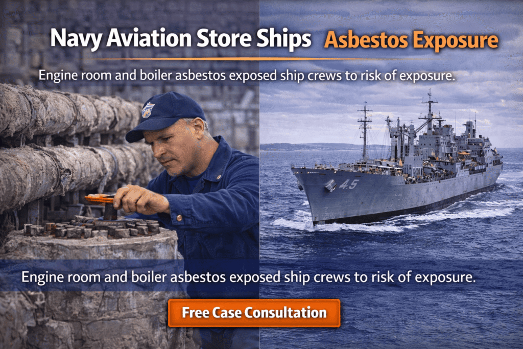 Navy Aviation Store Ship Asbestos Exposure Lawsuit - Mesotheliomahelp.center