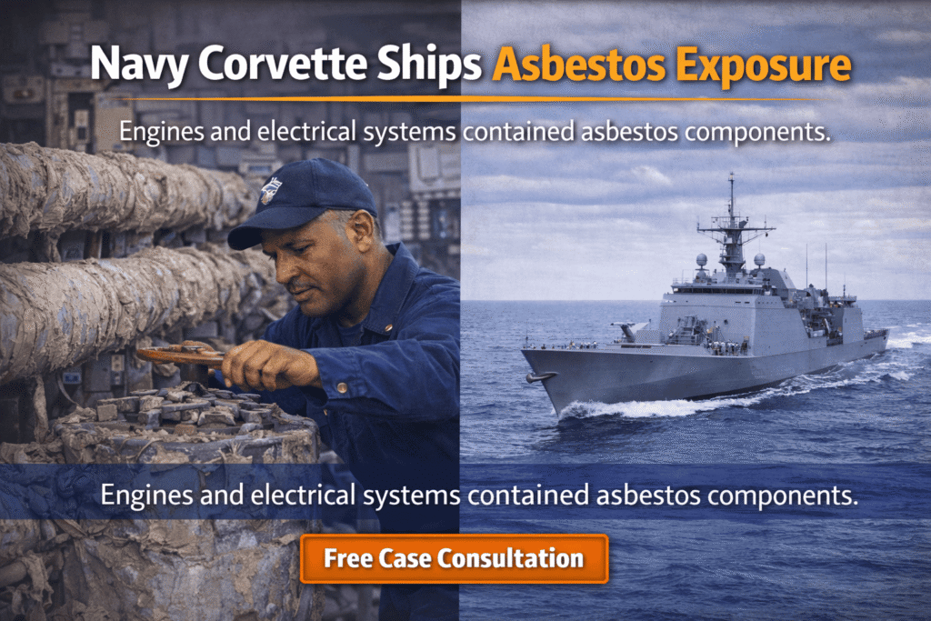 Navy Corvette Ships Asbestos Exposure Lawsuit - Mesotheliomahelp.center