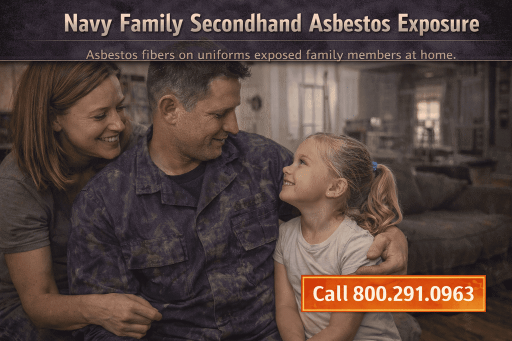 Navy Family Secondhand Asbestos Exposure - Mesotheliomahelp.center
