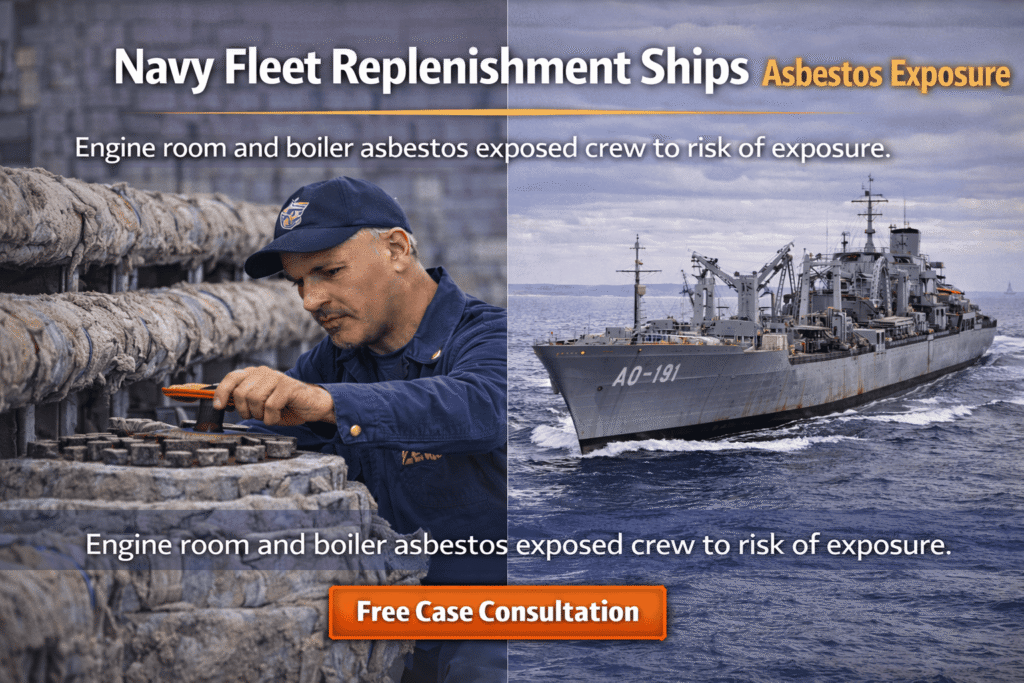 Navy Fleet Replenishment Ship Asbestos Exposure Lawsuit - Mesotheliomahelp.center