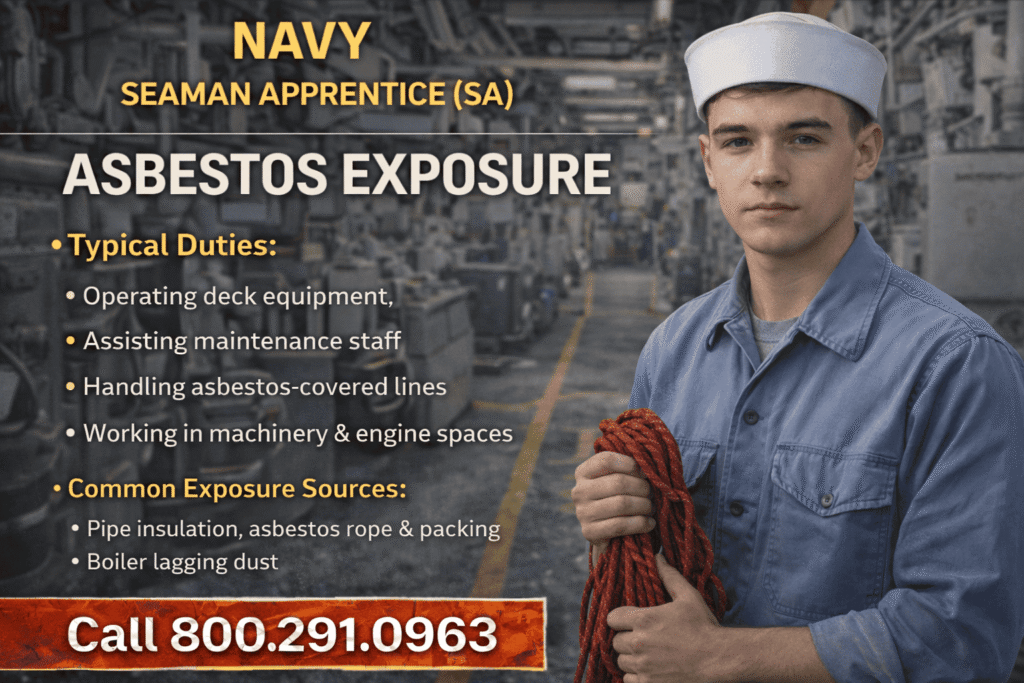 Navy Seaman Apprentice (SA) Asbestos Exposure - Mesotheliomahelp.center