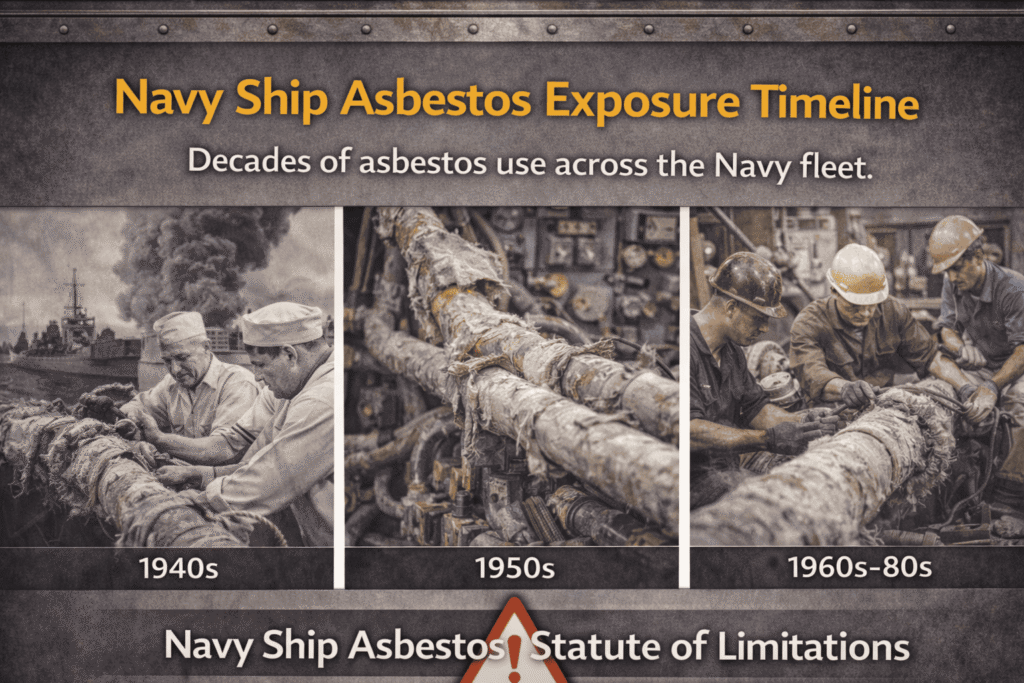 Navy Ship Asbestos Exposure Timeline - Mesotheliomahelp.center