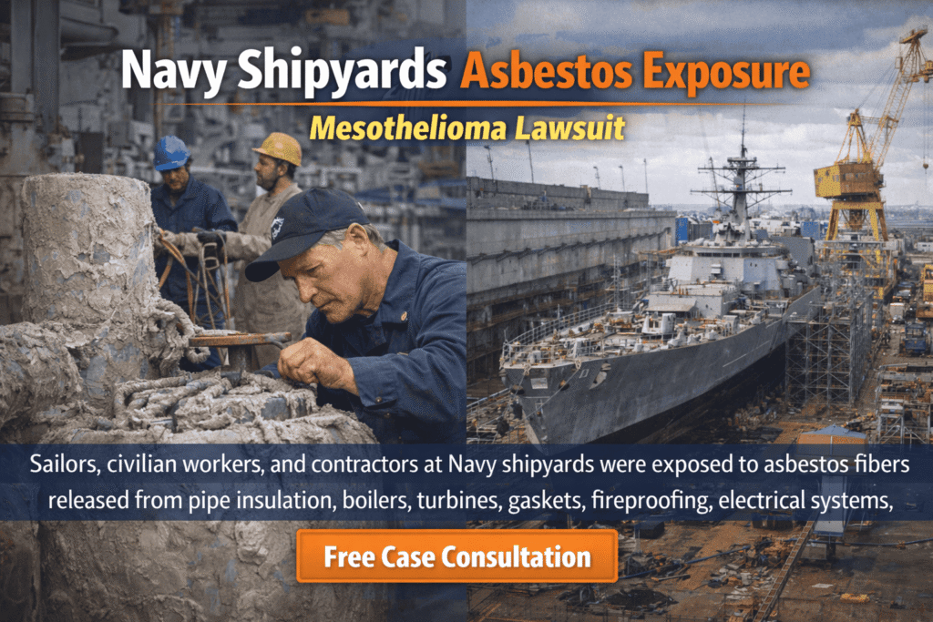 Navy Shipyards Asbestos Exposure - Mesotheliomahelp.center