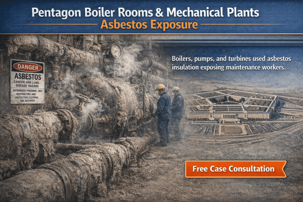 Pentagon Boiler Rooms & Mechanical Plants Asbestos Exposure Lawsuit - Mesotheliomahelp.center