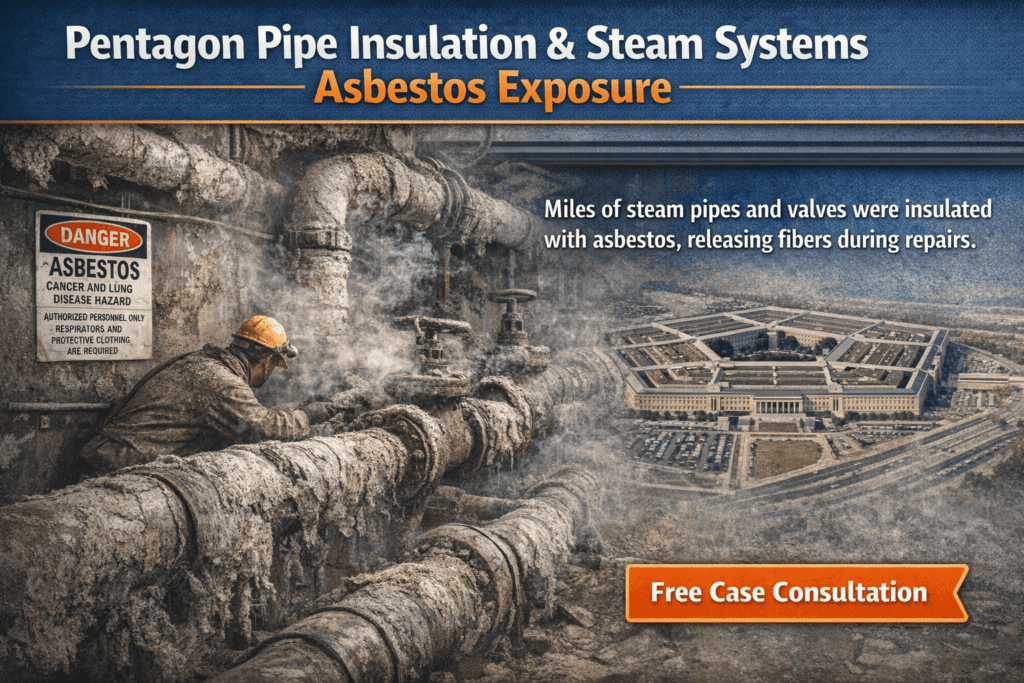 Pentagon Pipe Insulation & Steam Systems Asbestos Exposure - Mesotheliomahelp.center