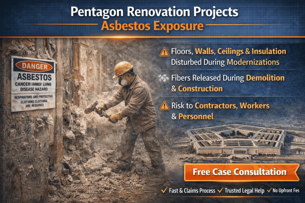 Pentagon Renovation Projects Asbestos Exposure Lawsuit - mesotheliomahelp.center