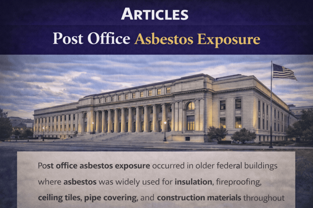 Post Office Asbestos Exposure Articles - Mesotheliomahelp.center