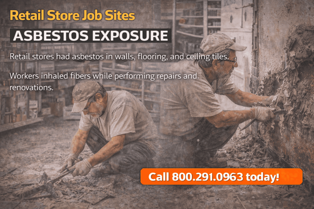 Retail Store Job Sites Asbestos Exposure - Mesotheliomahelp.center