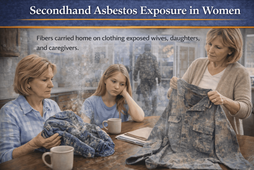 Secondhand Asbestos Exposure in Women - Mesotheliomahelp.center