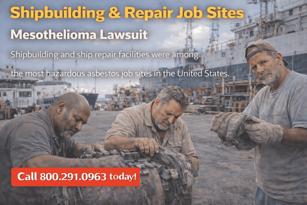 Shipbuilding & Repair Job Sites Mesothelioma Lawsuit - Mesotheliomahelp.center