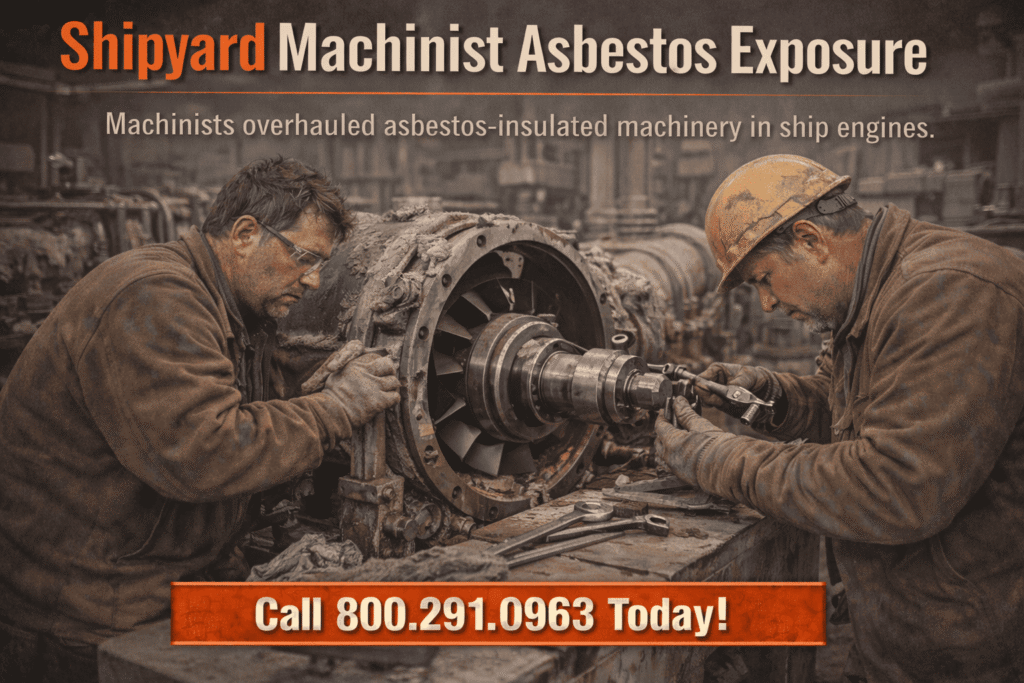 Shipyard Machinist Asbestos Exposure Lawsuit - Mesotheliomahelp.center