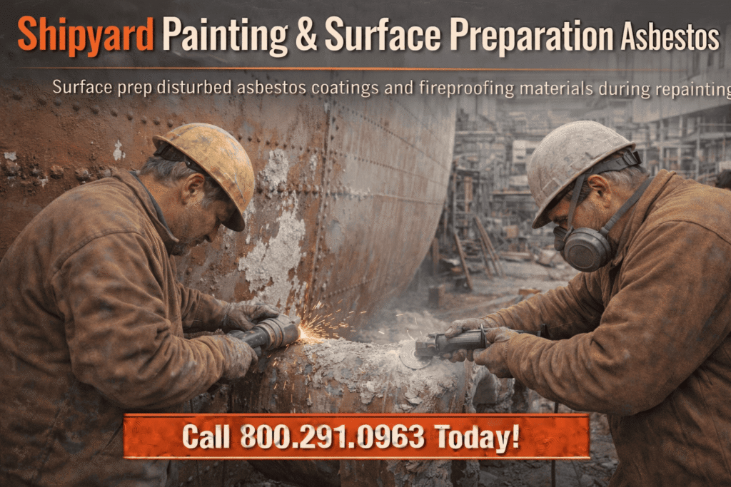 Shipyard Painting & Surface Preparation Asbestos Exposure Lawsuit - Mesotheliomahelp.center
