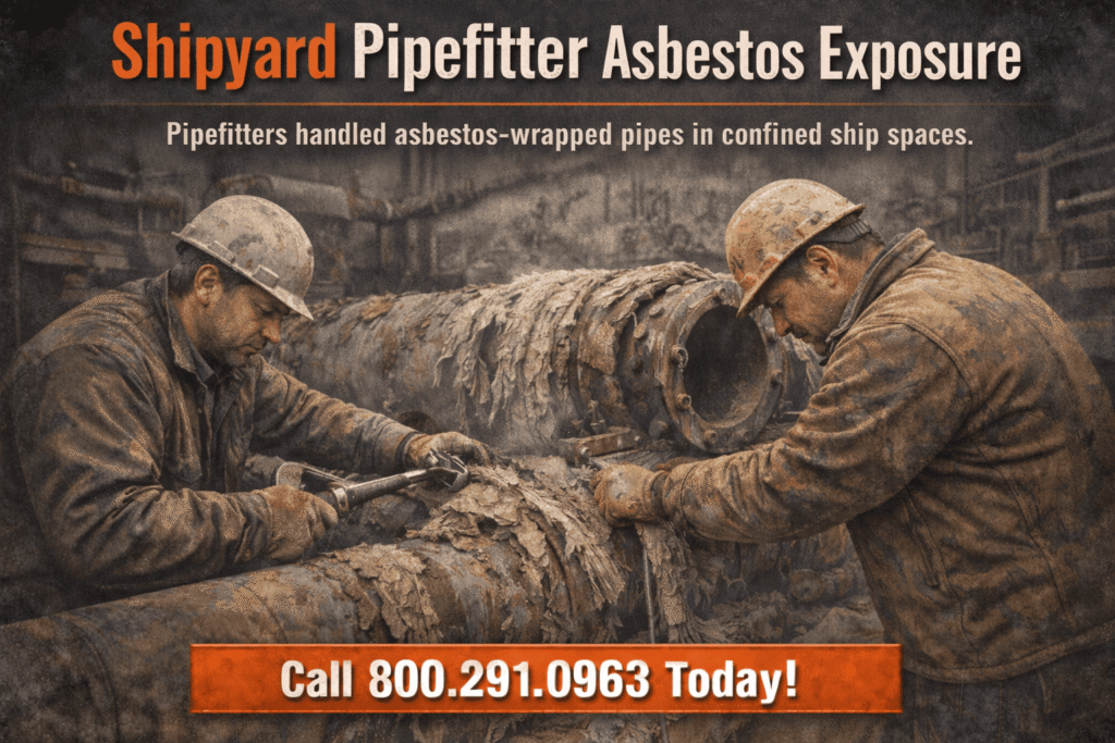 Shipyard Pipefitter Asbestos Exposure - Mesotheliomahelp.center