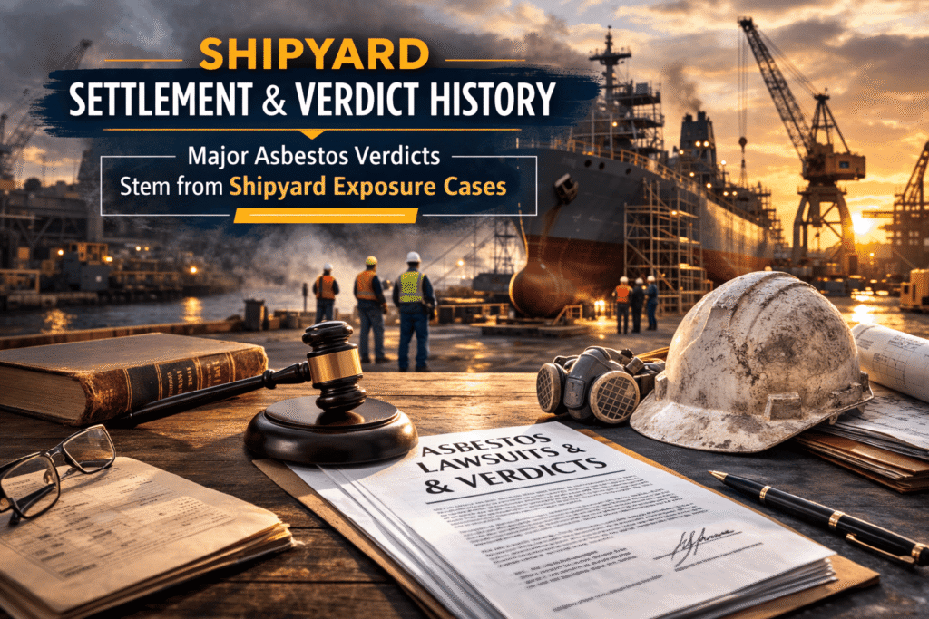 Shipyard Settlement & Verdict History - Mesotheliomahelp.center