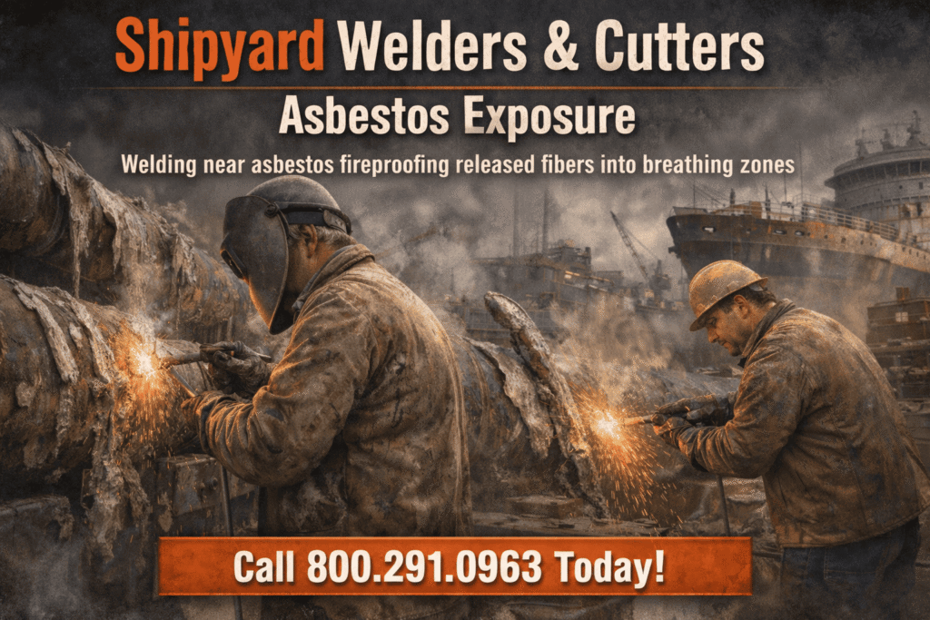 Shipyard Welders & Cutters Asbestos Exposure Lawsuit - Mesotheliomahelp.center