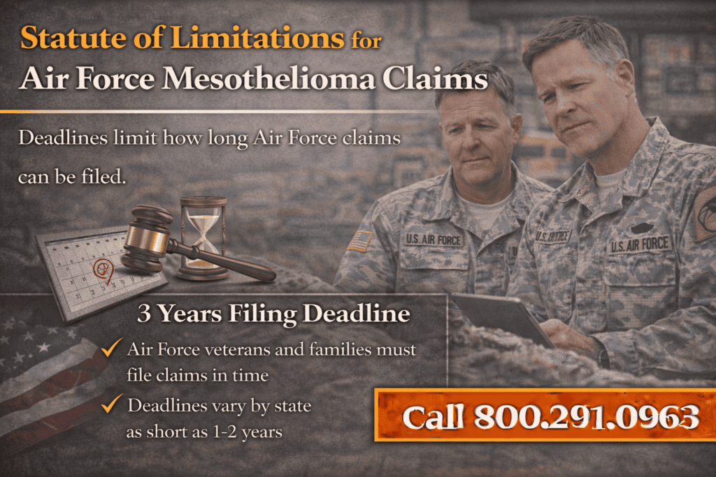 Statute of Limitations for Air Force Mesothelioma Claims - Mesothelioma Help Center