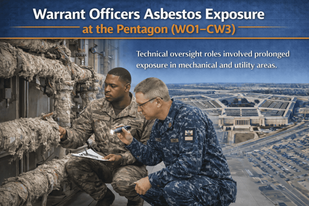 Warrant Officers Asbestos Exposure at the Pentagon (WO1–CW3) - Mesotheliomahelp.center