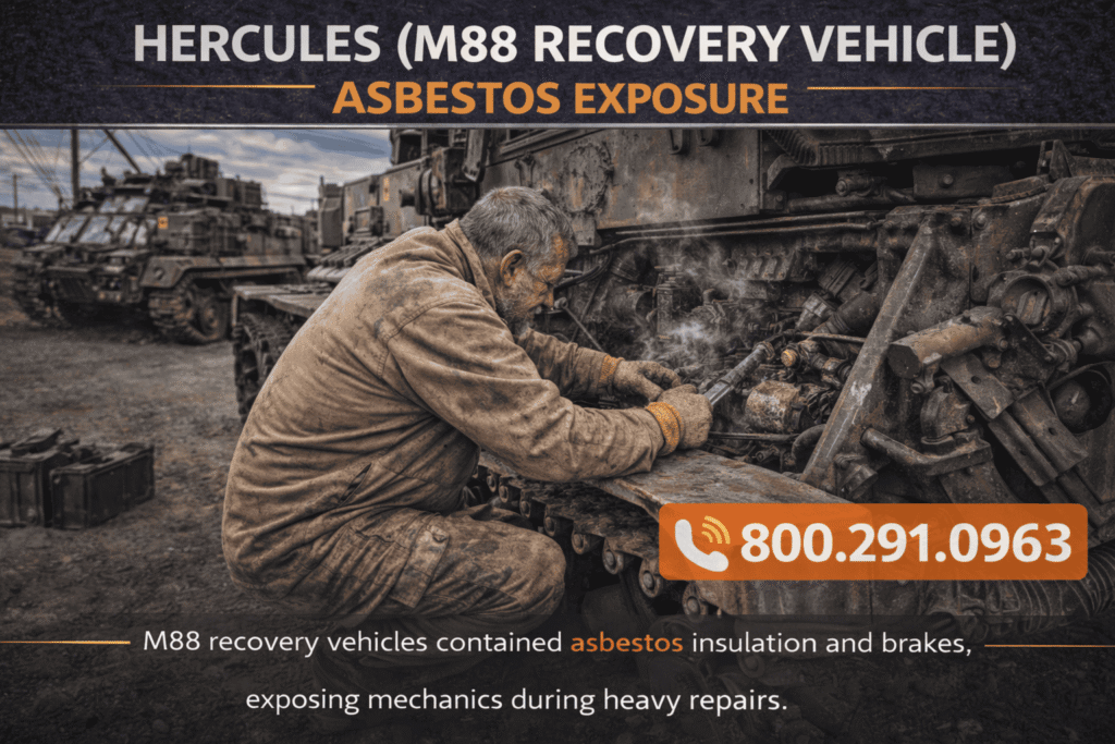 HERCULES (M88 Recovery Vehicle) Asbestos Exposure Lawsuit - Mesotheliomahelp.center