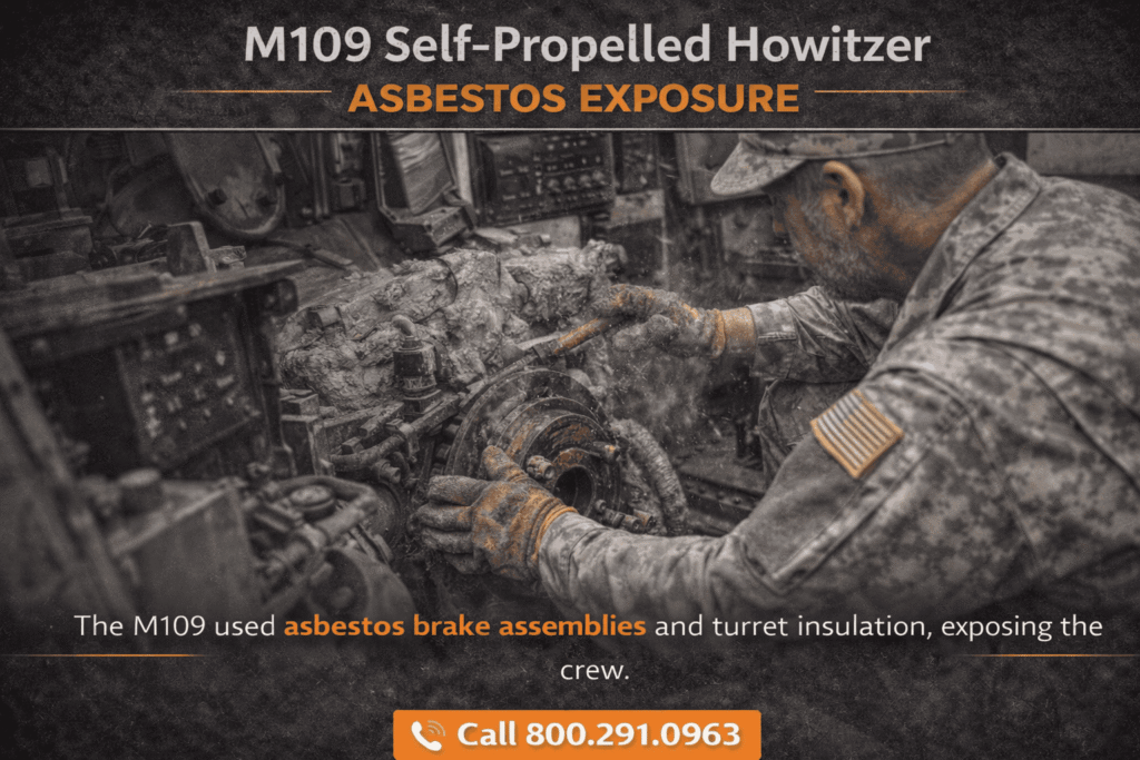 M109 Self-Propelled Howitzer Asbestos Exposure - Mesotheliomahelp.center