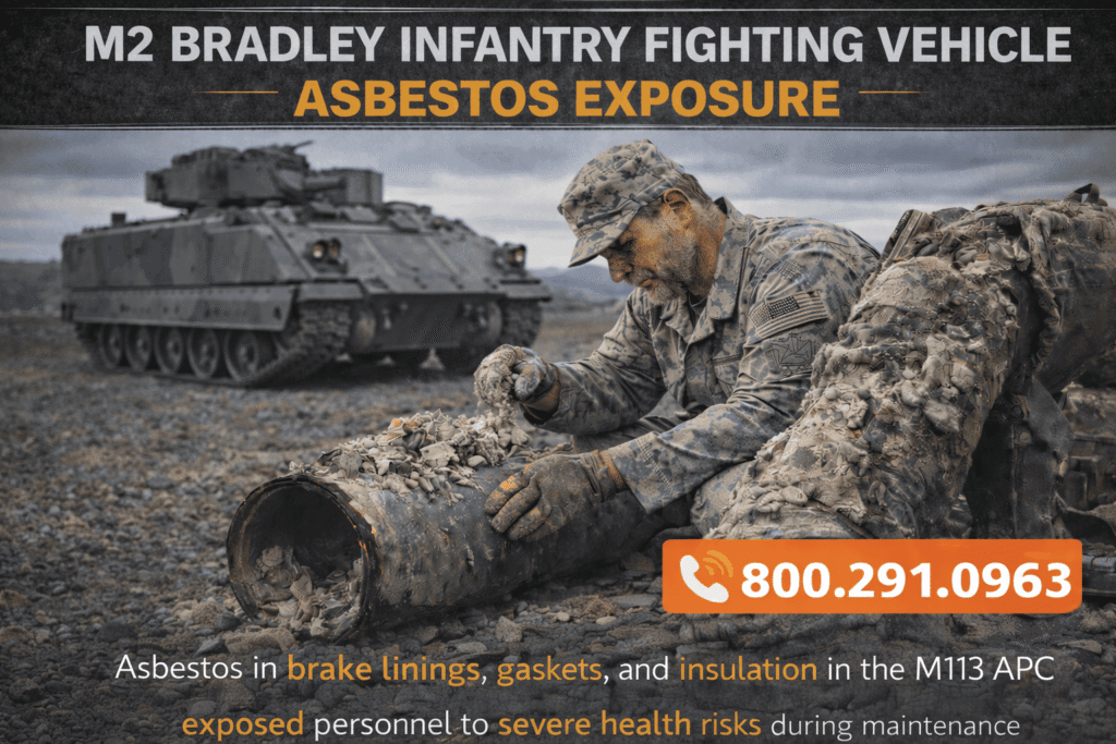 M2 Bradley Infantry Fighting Vehicle Asbestos Exposure Lawsuit- mesotheliomahelp.center