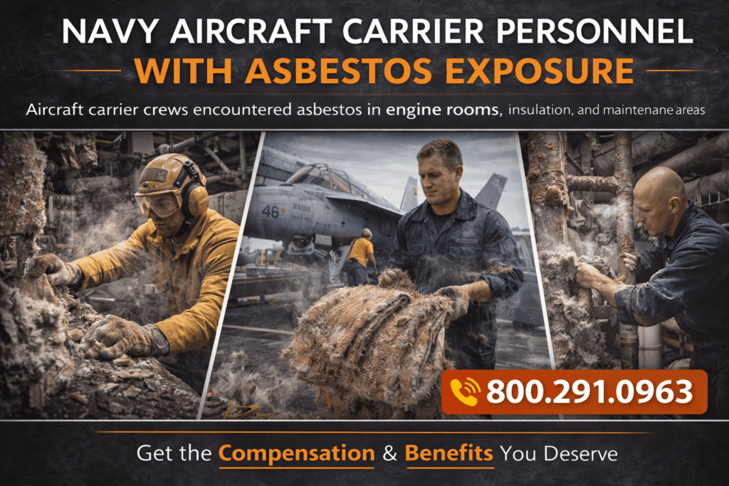 Navy Aircraft Carrier Personnel With Asbestos Exposure - Mesotheliomahelp.center