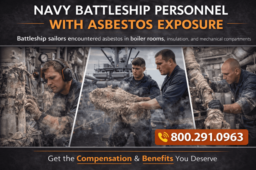 Navy Battleship Personnel With Asbestos Exposure - Mesotheliomahelp.center