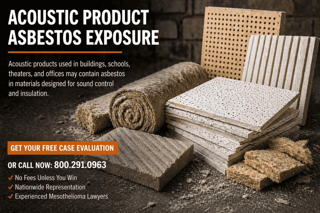 Acoustic Asbestos Products Mesothelioma Lawsuit