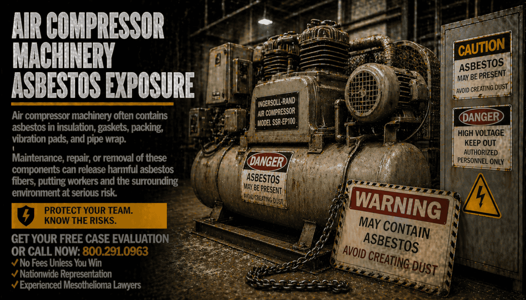 Air Compressor Machinery Asbestos Exposure Lawsuit