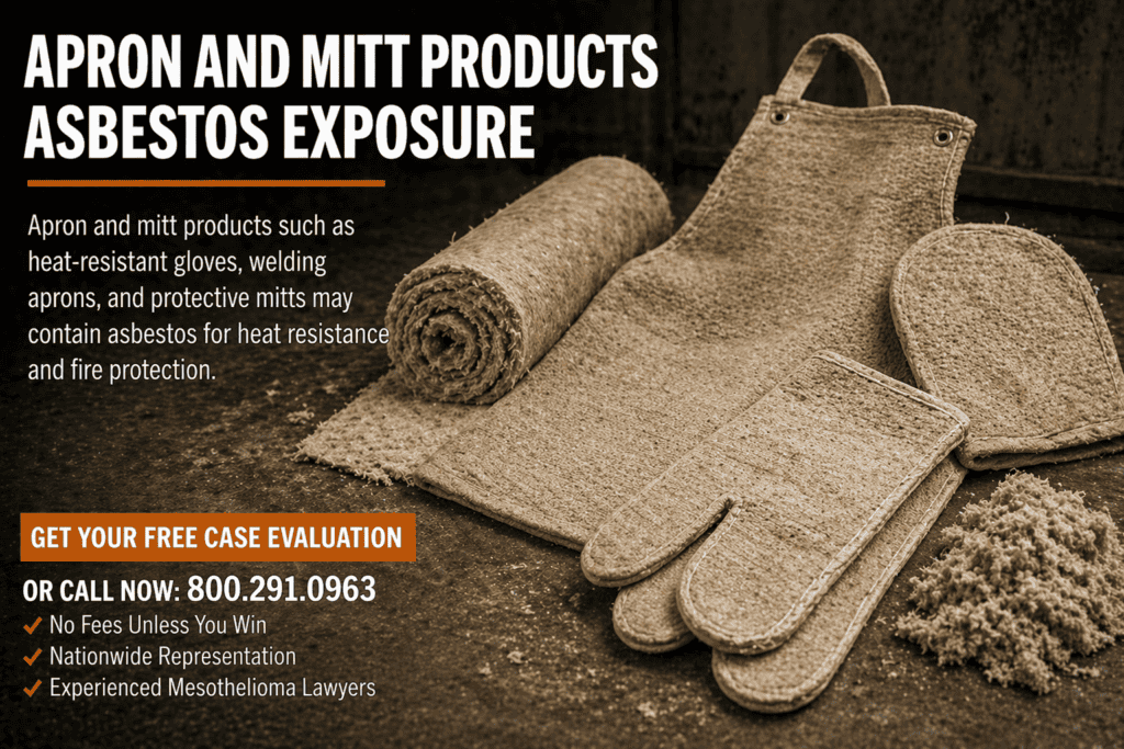 Apron and Mitt Asbestos Products Mesothelioma Lawsuit