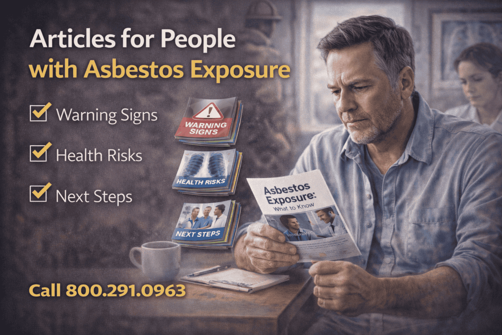 Articles for People With Asbestos Exposure