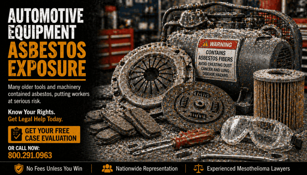 Automotive Equipment Asbestos Exposure Mesothelioma Lawsuit Claim