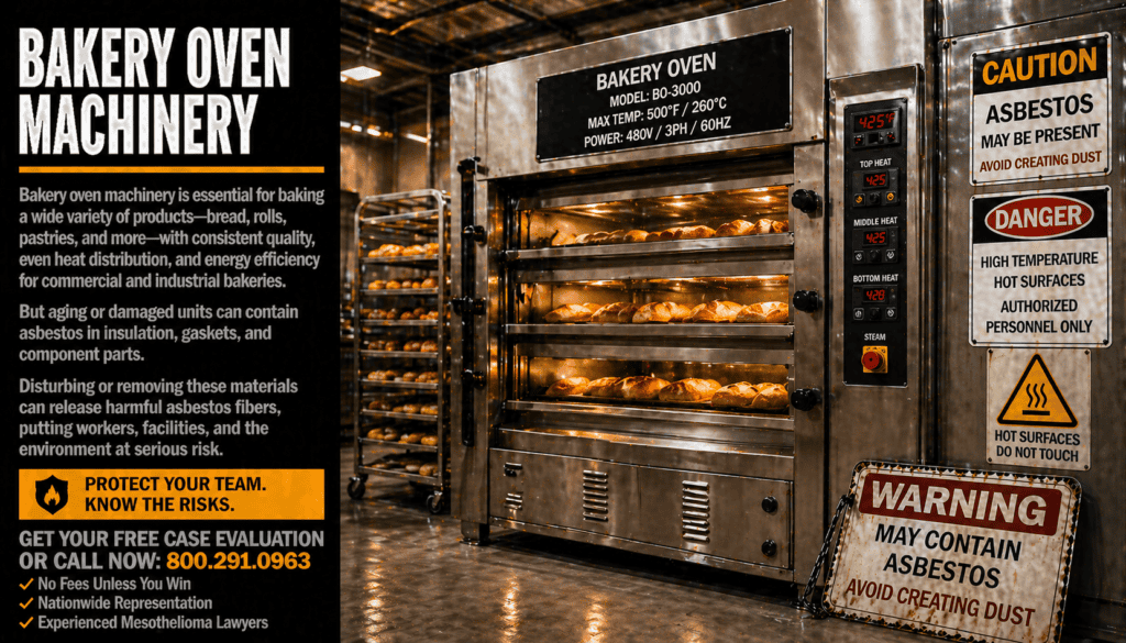 Bakery Oven Machinery Mesothelioma Lawsuit