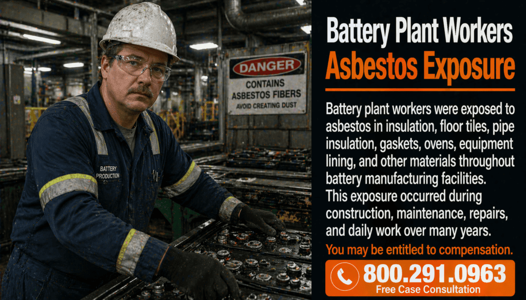 Battery Plant Workers Mesothelioma Lawsuit