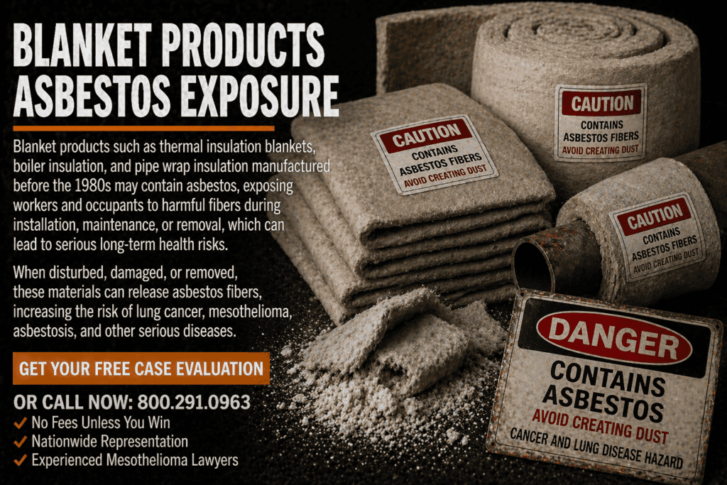 Blanket Asbestos Products Mesothelioma Lawsuit
