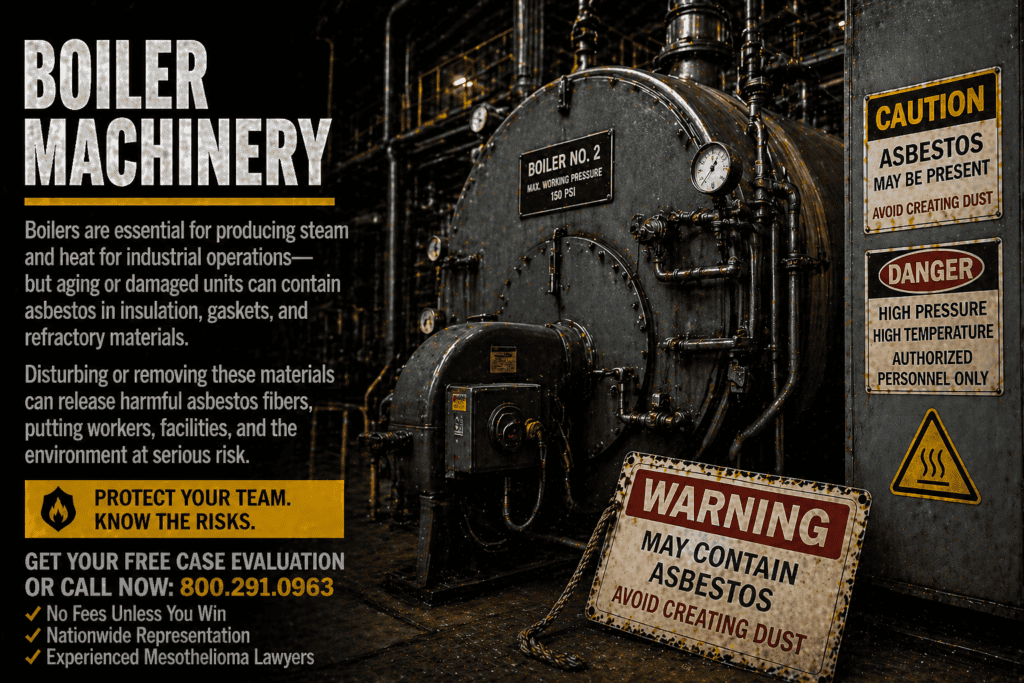 Boiler Machinery Asbestos Exposure Mesothelioma Lawsuit