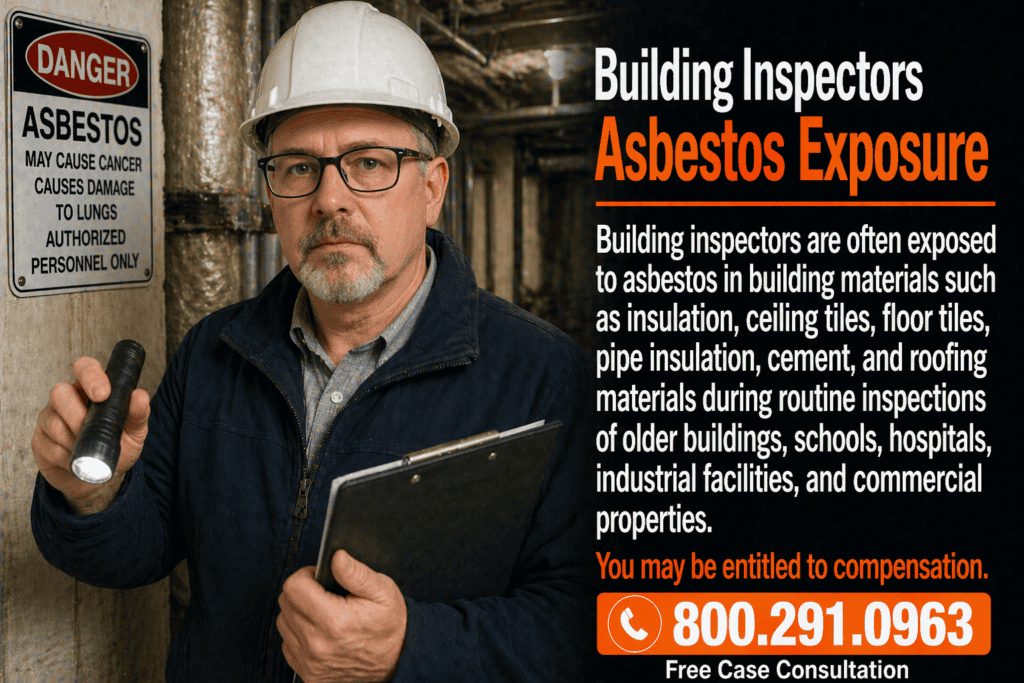 Building Inspectors Asbestos Exposure Mesothelioma Lawsuit Claim