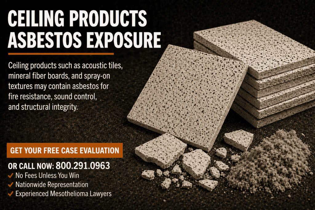 Ceiling Asbestos Products Mesothelioma Lawsuit