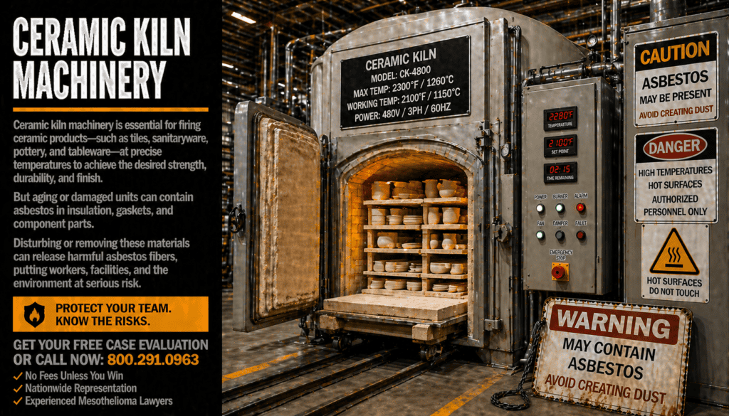 Ceramic Kiln Machinery Mesothelioma Lawsuit