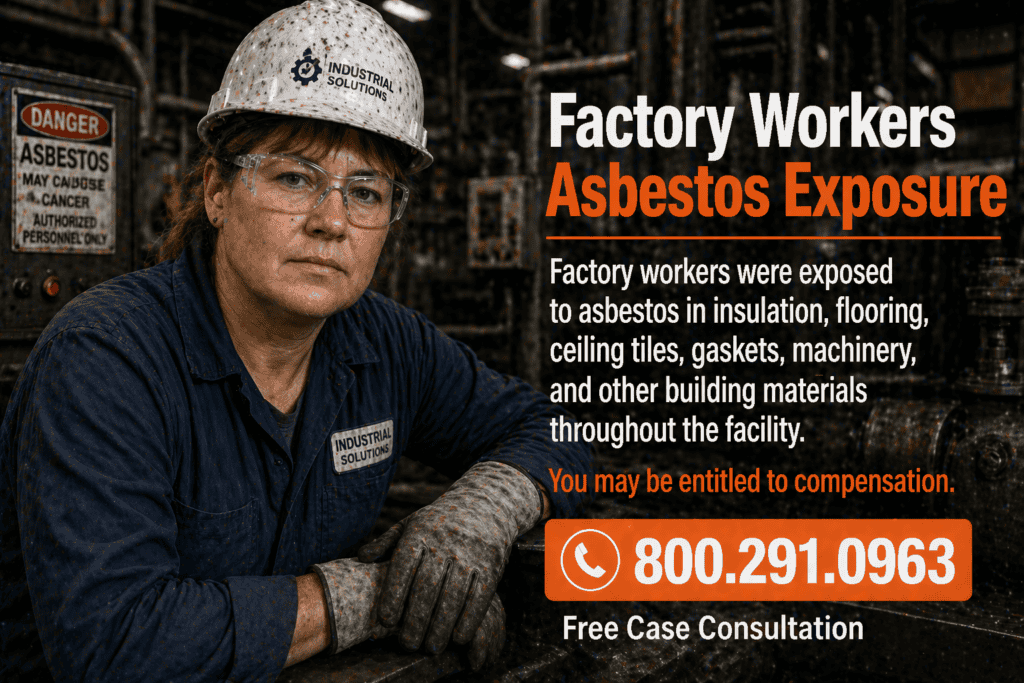 Factory Workers Asbestos Exposure Mesothelioma Lawsuit