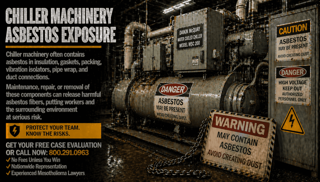 Chiller Machinery Asbestos Exposure Mesothelioma Lawsuit