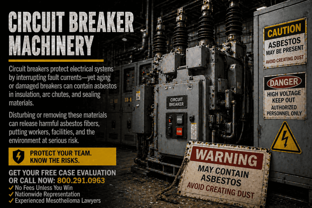 Circuit Breaker Machinery Asbestos Exposure Mesothelioma Lawsuit