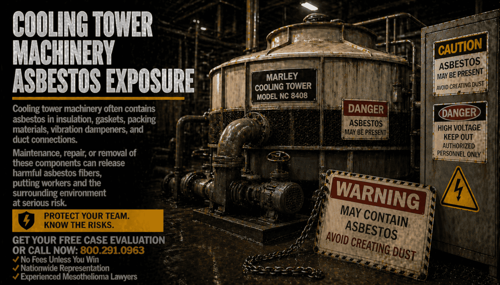 Cooling Tower Machinery Asbestos Exposure Mesothelioma Lawsuit
