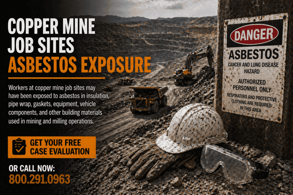 Copper Mine Job Sites Mesothelioma Lawsuit Claim